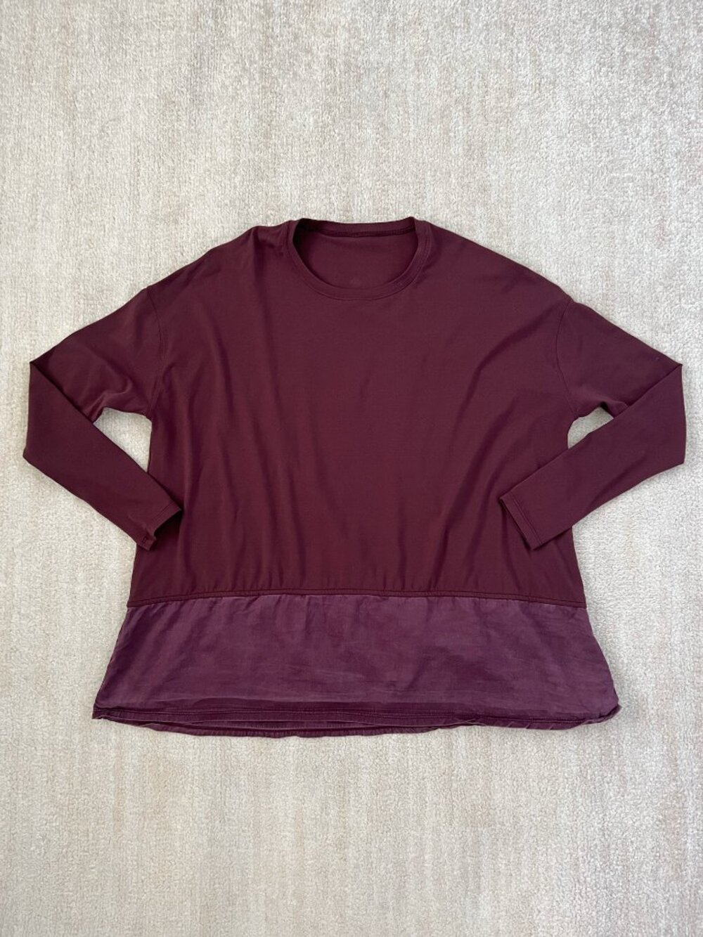Lululemon Ease of Mind Long Sleeve Shirt Blouse Top